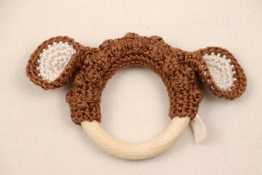 Bijtring schaap Roestbruin