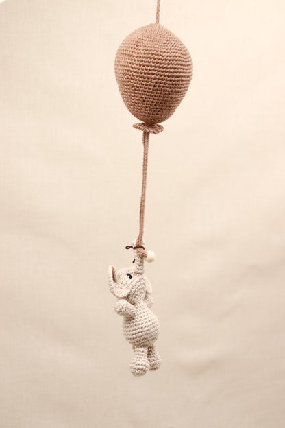 Muziekhanger ballon Caramel
