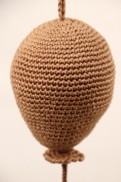 Muziekhanger ballon Roestbruin
