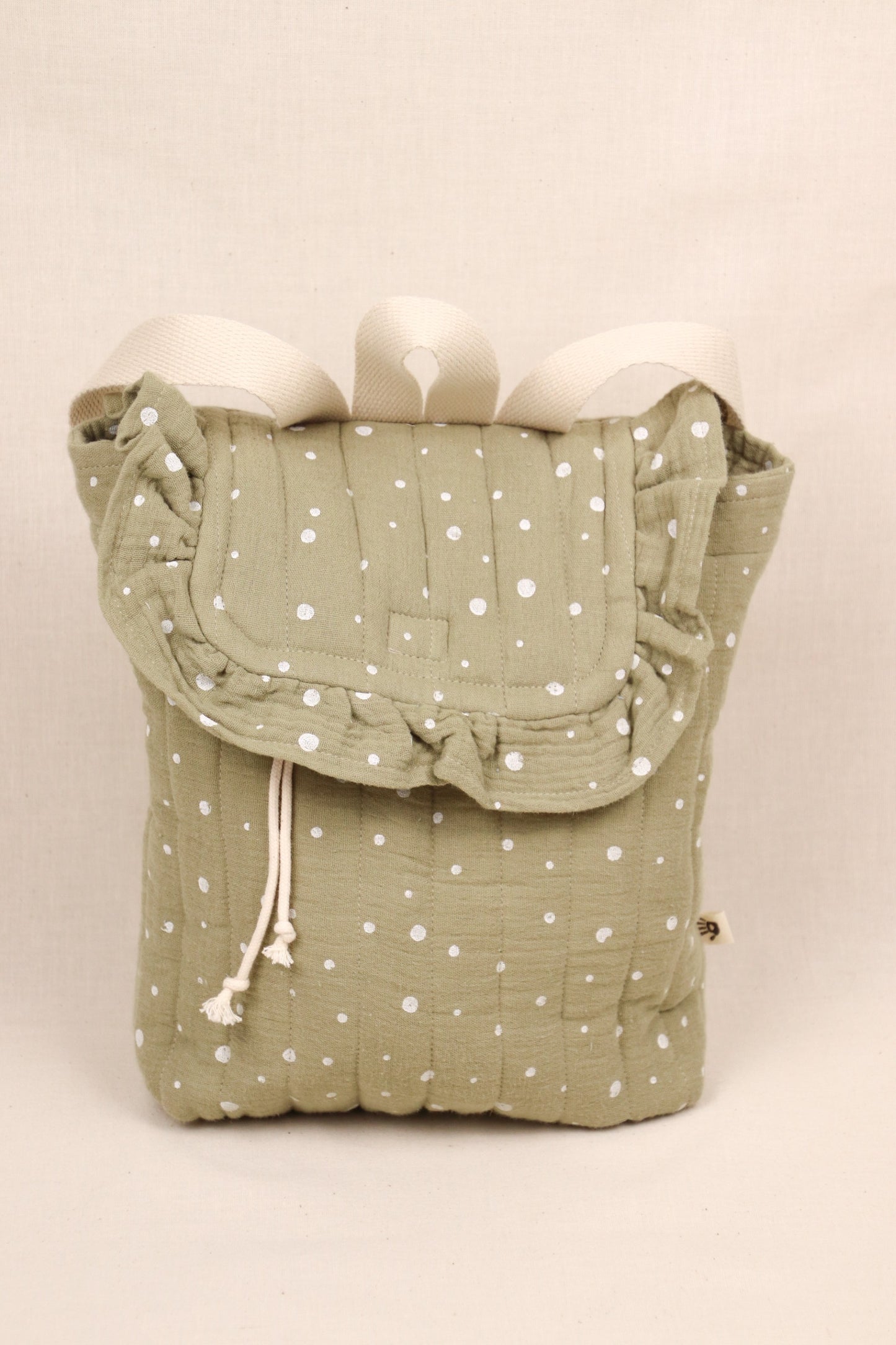 Rugzakje Groen met stippen