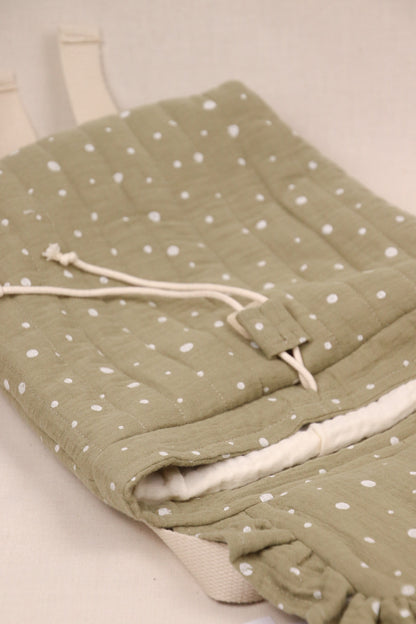 Rugzakje Groen met stippen