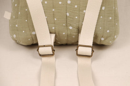 Rugzakje Groen met stippen