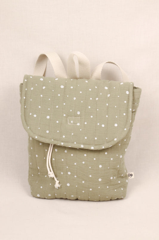 Rugzakje Groen met stippen