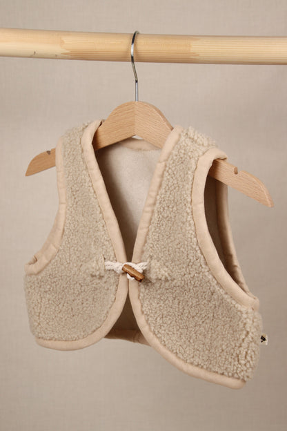 Teddy gilet Beige