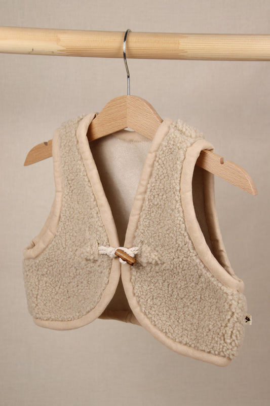 Teddy gilet Beige