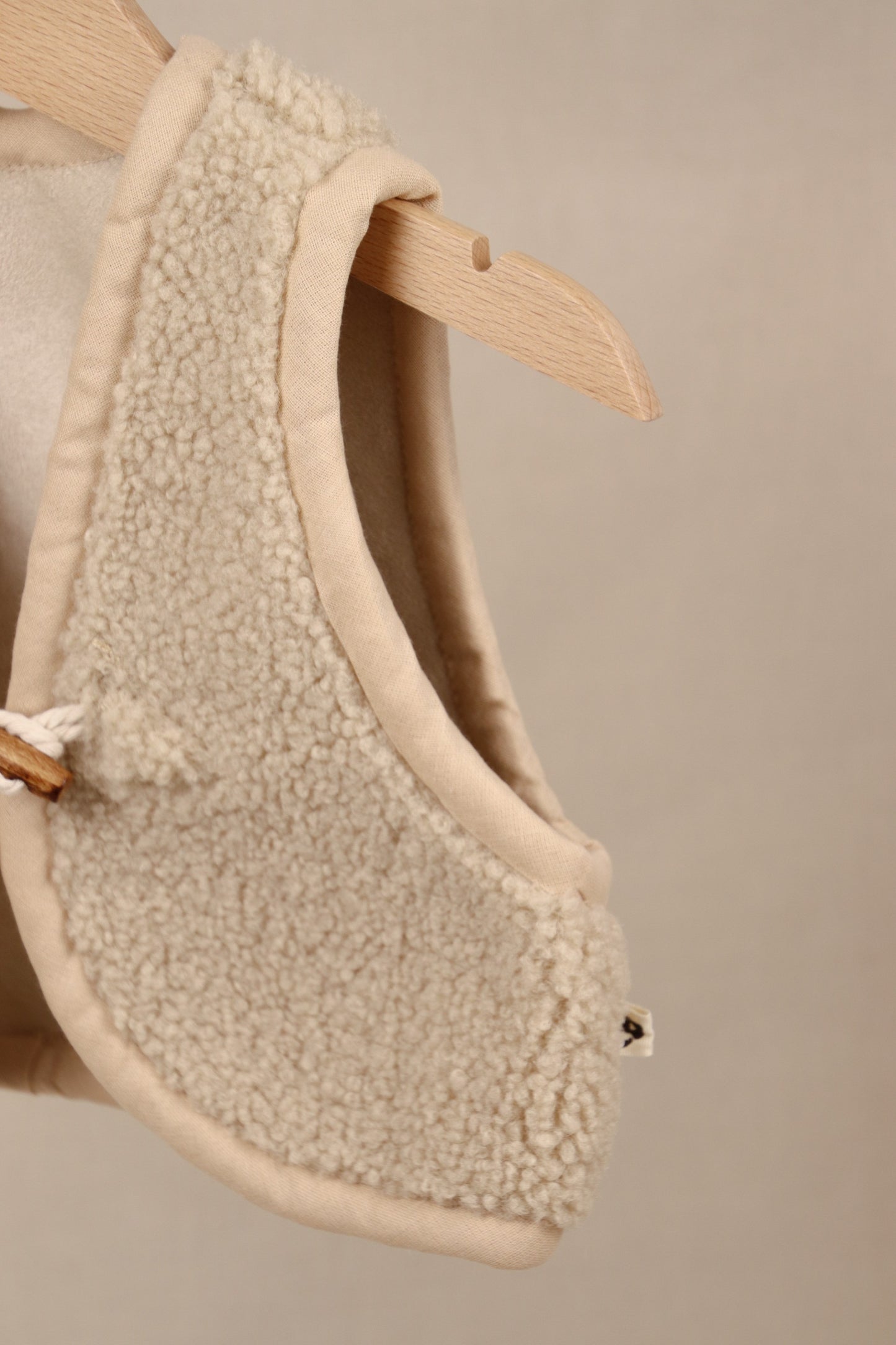 Teddy gilet Beige