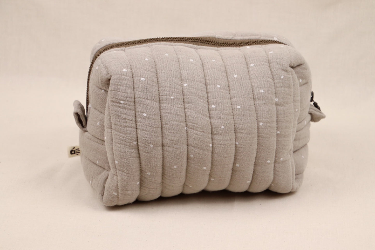 Toilettas Grijs met stippen