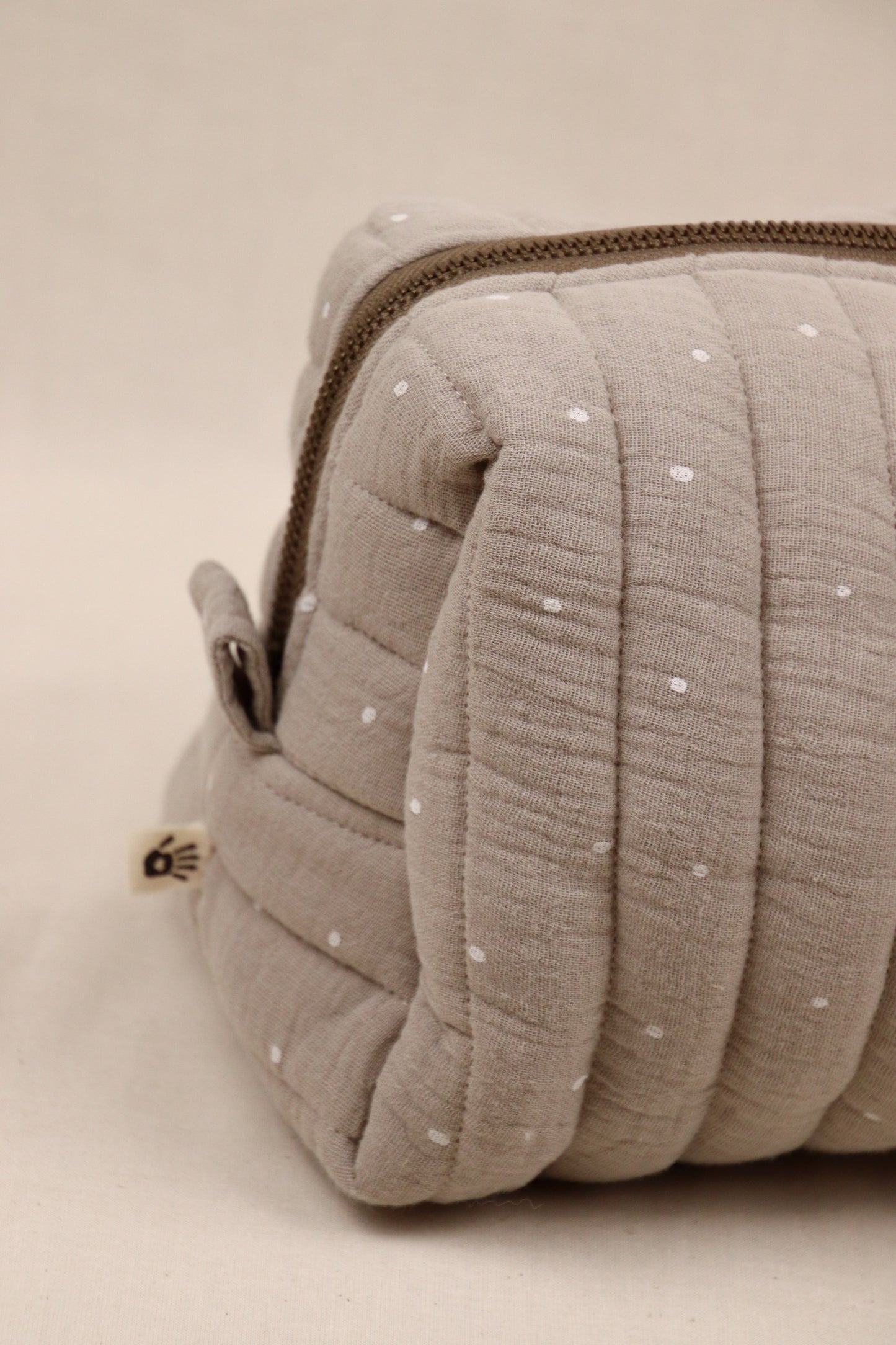 Toilettas Grijs met stippen