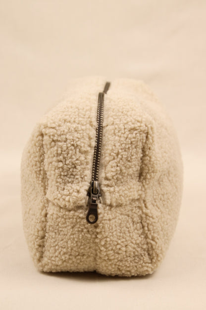 Toilettas Teddy Beige (lichte rits)