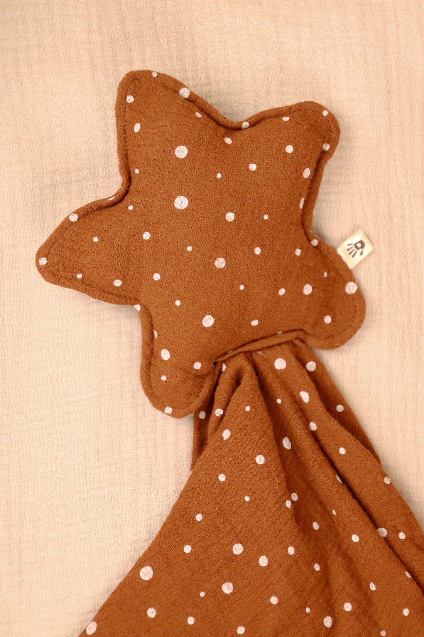 Tutteldoekje Donkerroest met stippen