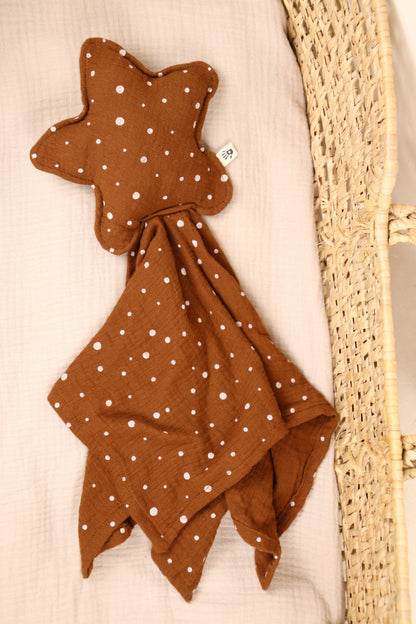 Tutteldoekje Donkerroest met stippen
