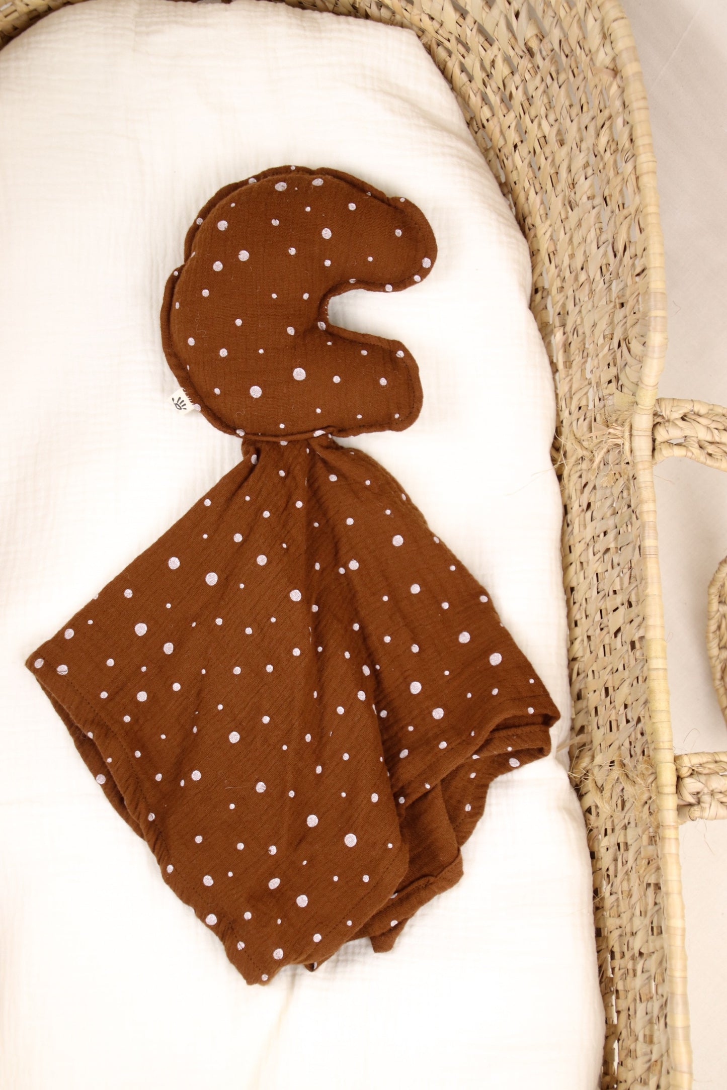 Tutteldoekje Donkerroest met stippen