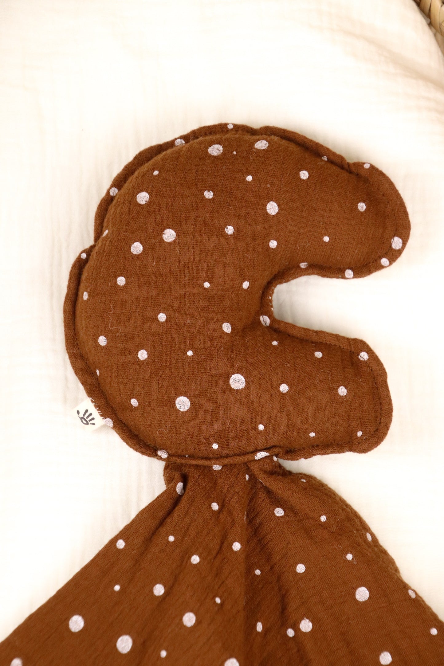 Tutteldoekje Donkerroest met stippen