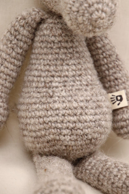 Wollen knuffel Neushoorn