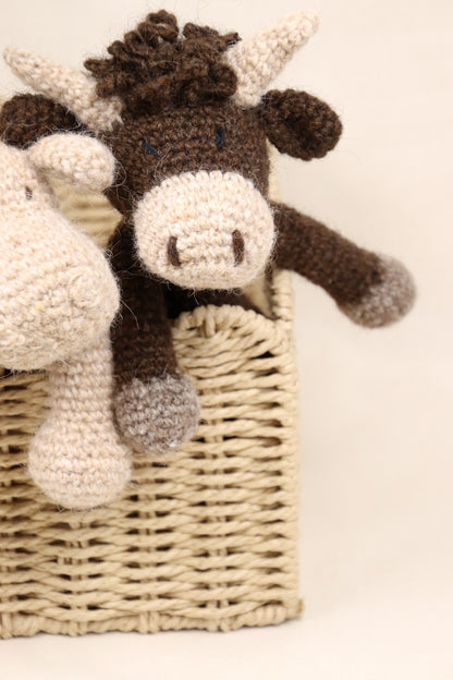 Wollen knuffel Schotse hooglander