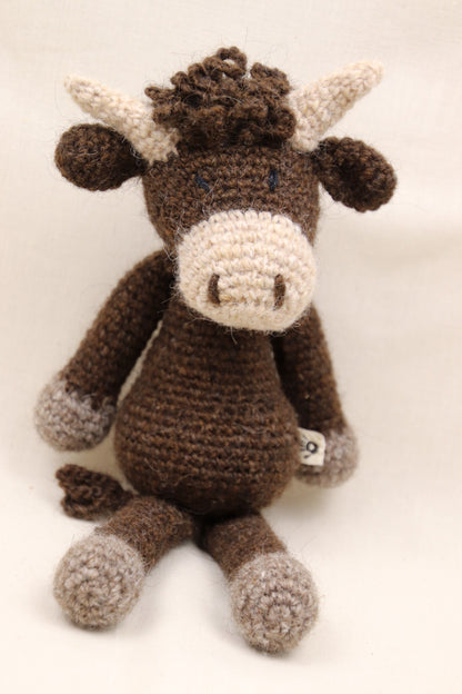 Wollen knuffel Schotse hooglander