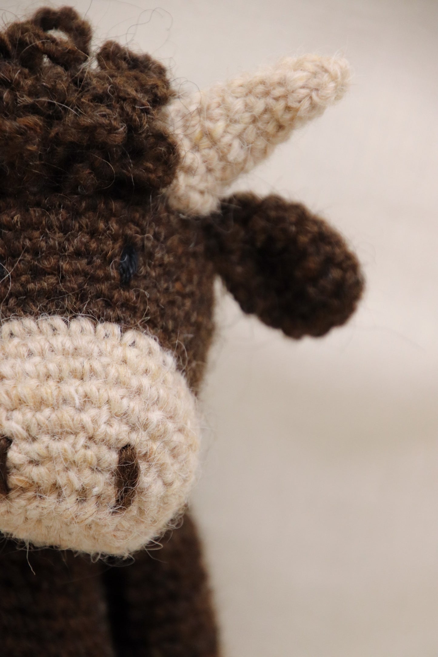 Wollen knuffel Schotse hooglander