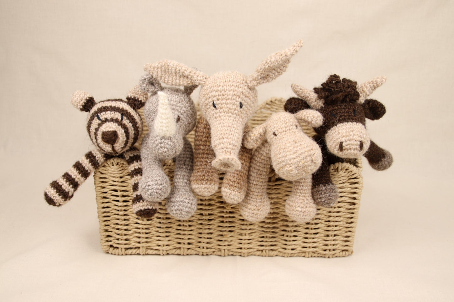 Wollen knuffel Nijlpaard