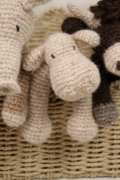 Wollen knuffel Nijlpaard