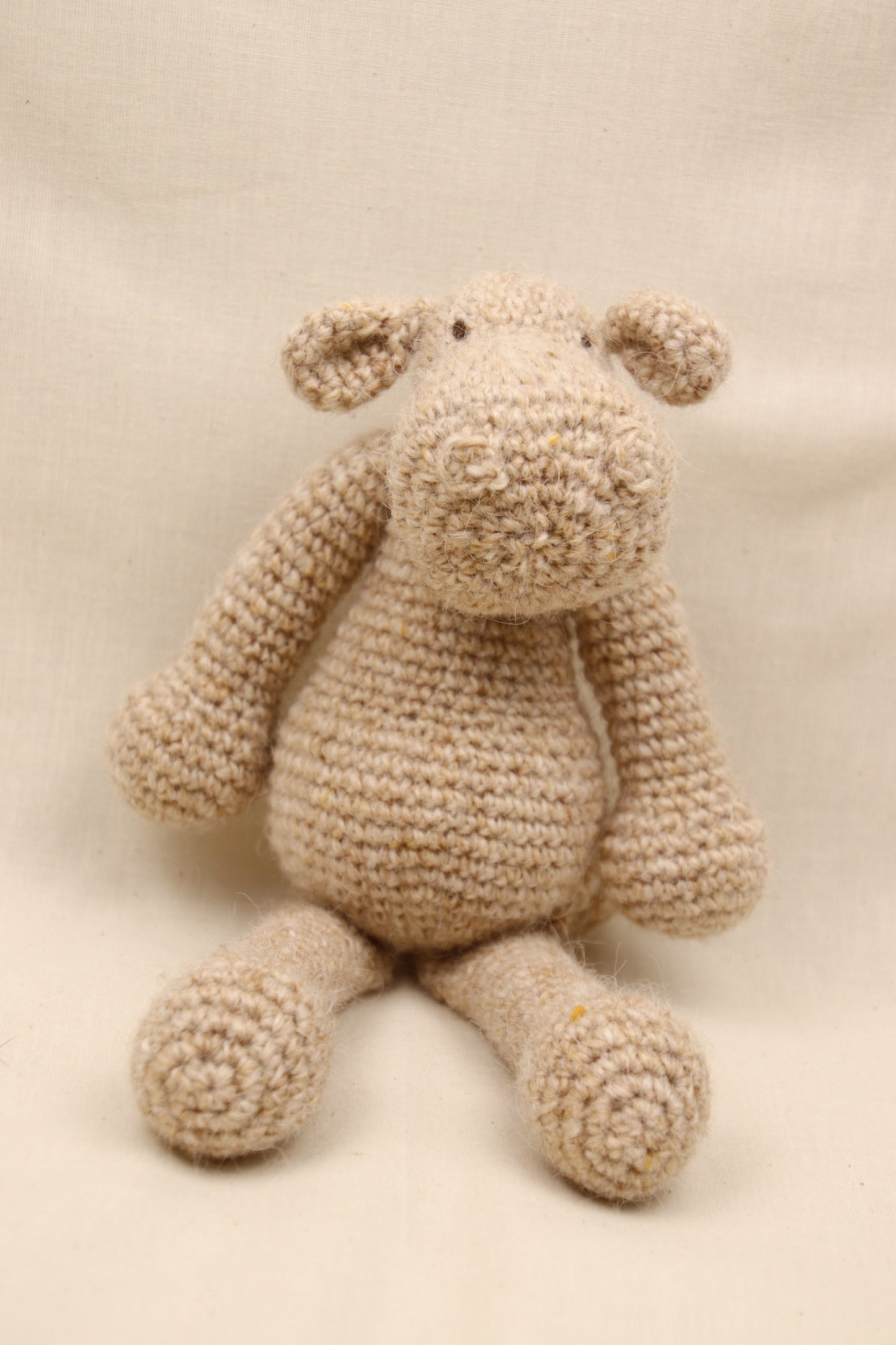 Wollen knuffel Nijlpaard