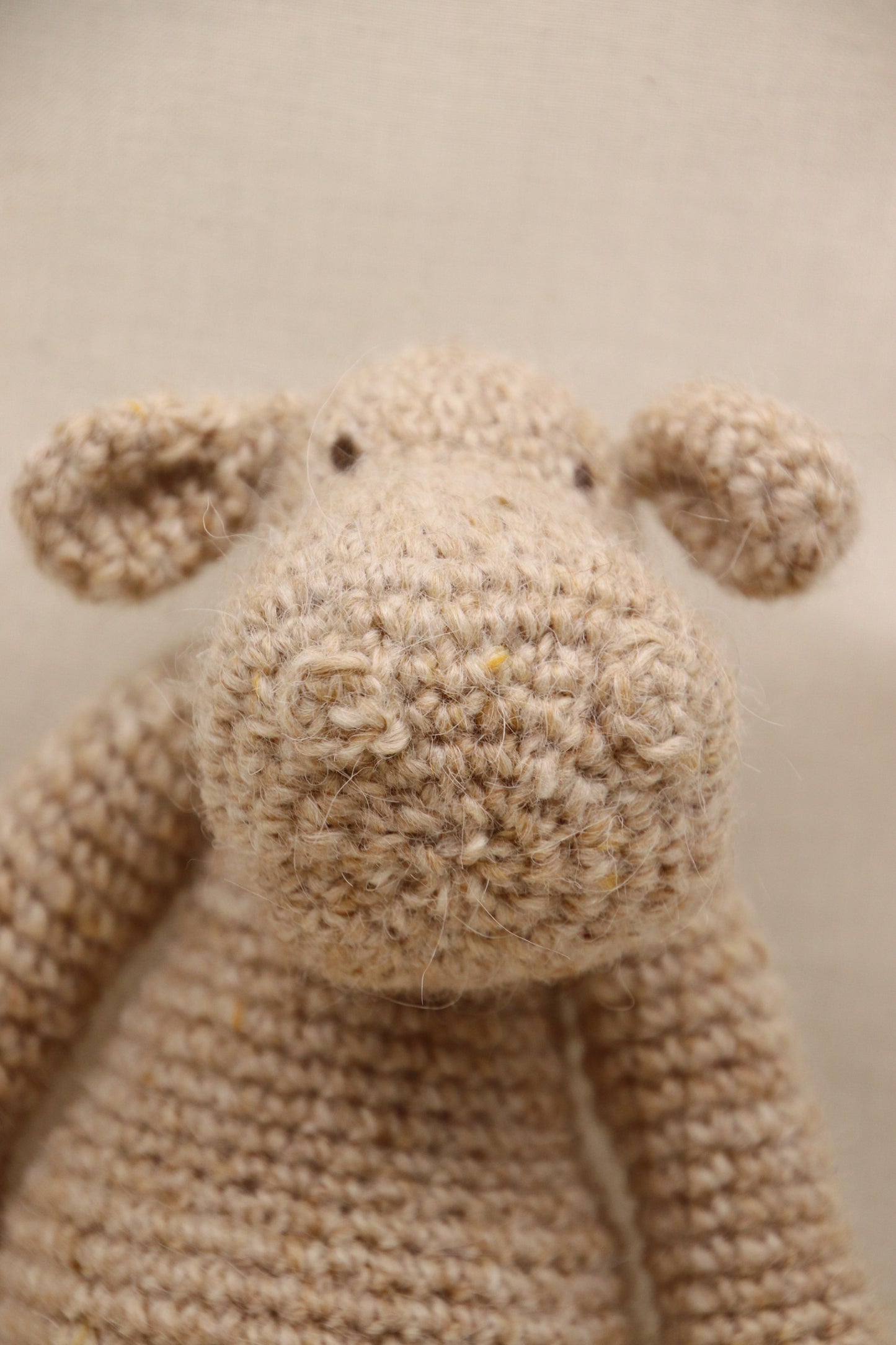 Wollen knuffel Nijlpaard