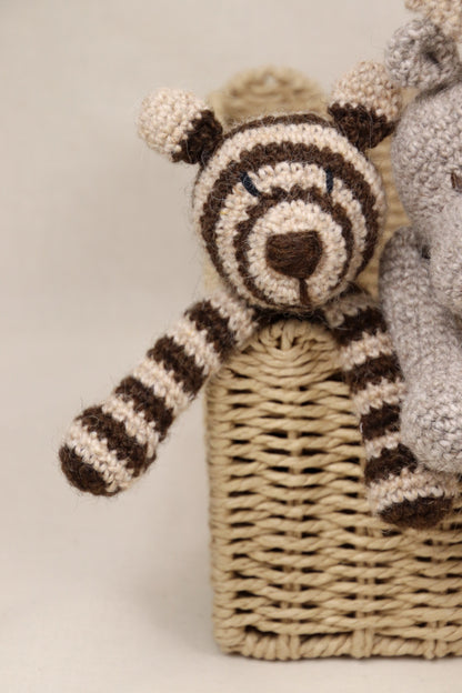 Wollen knuffel Tijger