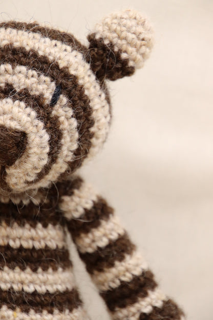 Wollen knuffel Tijger