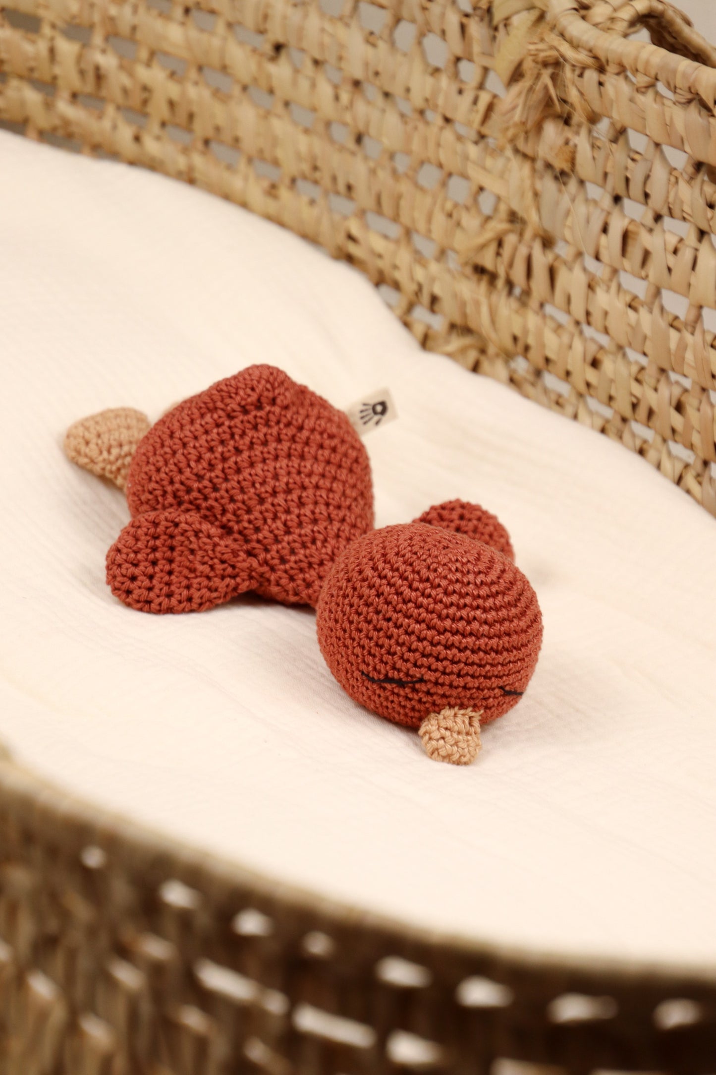 Slapend eendje Terracotta